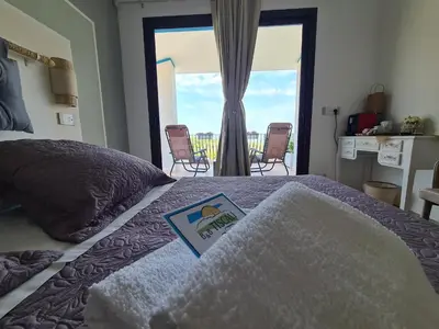 Letto o letti in una camera di B&B Tiscali
