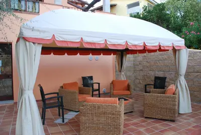 Patio o area all'aperto di Residence Li Troni