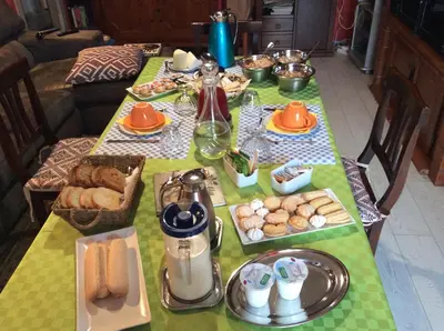 Cibo presso il bed & breakfast o nelle vicinanze