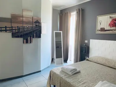 Letto o letti in una camera di Domus Regia