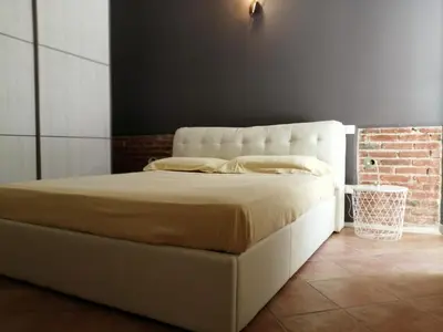 Letto o letti in una camera di Casa Saba