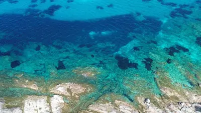 Paesaggio naturale nelle vicinanze della villa