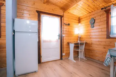 Cucina o angolo cottura di Chalet Sa Petra Ruja - Gadu e Tremene