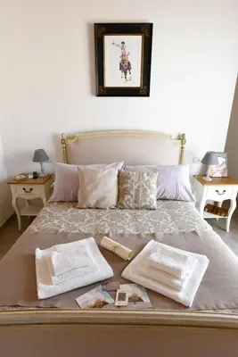 Letto o letti in una camera di La Dimora di San Simplicio