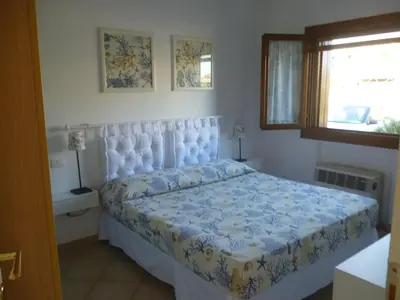 Letto o letti in una camera di Casa Luciano