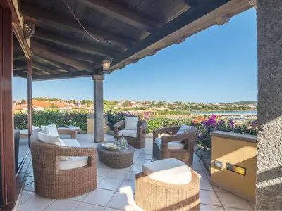 Area soggiorno di Apartment Eucalipto by Interhome