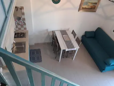 Area soggiorno di Casa Pillina