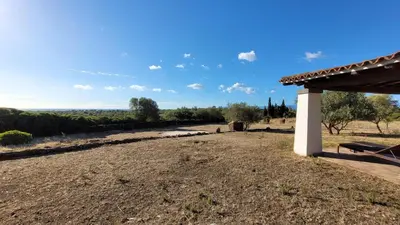 Paesaggio naturale nelle vicinanze della villa