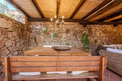 Planimetria di Villa Capo Coda Cavallo piscina privata