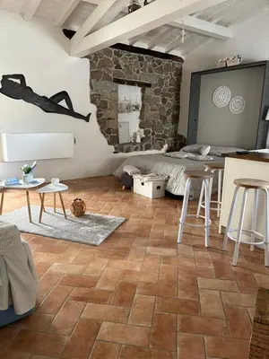 Area soggiorno di B&B Roseddu