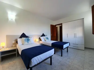 Letto o letti in una camera di Villette Miramare