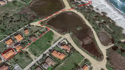 Paesaggio naturale nelle vicinanze della casa vacanze