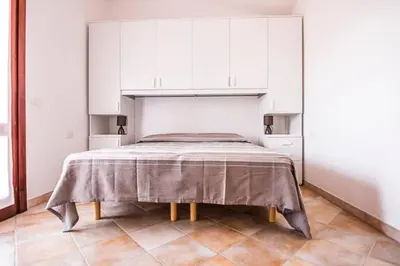 Letto o letti in una camera di Villa Molly