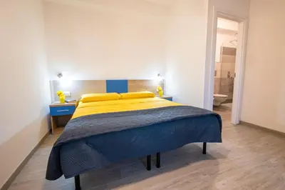 Letto o letti in una camera di Bed & Blu