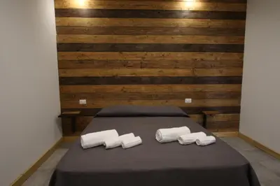 Letto o letti in una camera di Belvedere