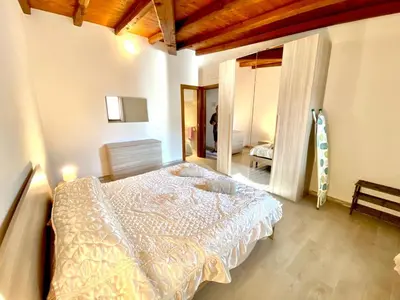 Letto o letti in una camera di Gabbas House Tanaunella