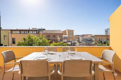 Balcone o terrazza di Dimoras 3BR City Center Terrace & Parking