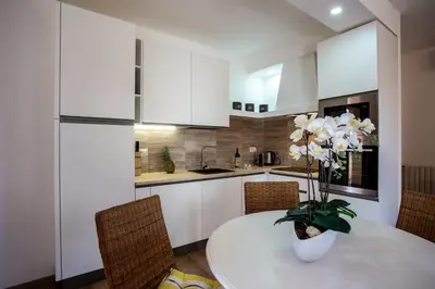 Cucina o angolo cottura di Appartamento San Teodoro centro