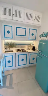 Cucina o angolo cottura di Beach House Rebe