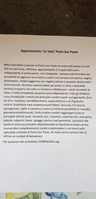 Planimetria di Appartamento Le Vele