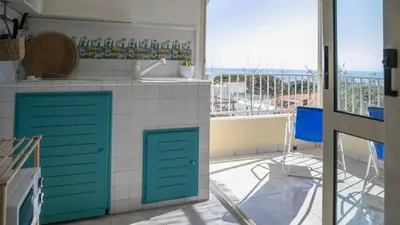 Balcone o terrazza di Panoramica attic room - Cala Gonone