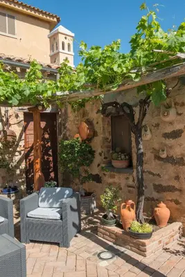 Area soggiorno di Beautiful house in Orosei