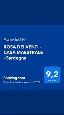 Certificato, attestato, insegna o altro documento esposto da ROSA DEI VENTI - CASA MAESTRALE - Sardegna - IUN R2217