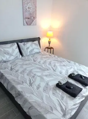 Letto o letti in una camera di Case vacanze Rosa