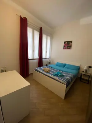 Letto o letti in una camera di La casa di sara