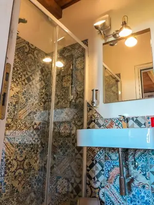 Bagno di panoramic ROOMS Fora e ' Muros with sea view common terrace , Ammentos Posada