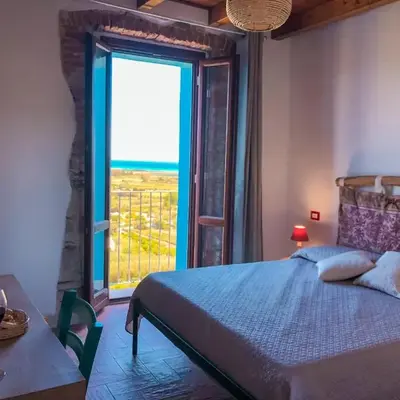 panoramic ROOMS Fora e ' Muros with sea view common terrace