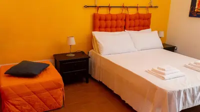 Letto o letti in una camera di La Casa di Elisabetta