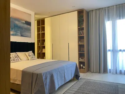 Letto o letti in una camera di GoConcept Studio Sardegna