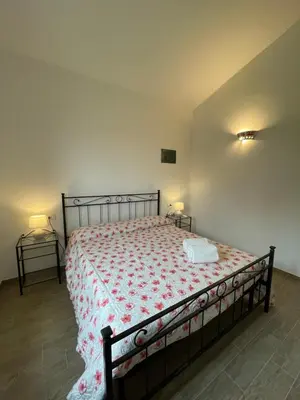 Letto o letti in una camera di Villa Ancora