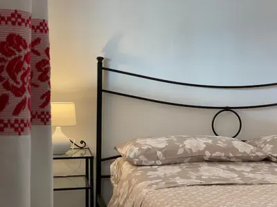 Letto o letti in una camera di Villa Ancora