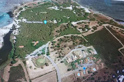 Paesaggio naturale nelle vicinanze della villa