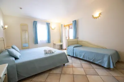 Letto o letti in una camera di Hotel Daniel
