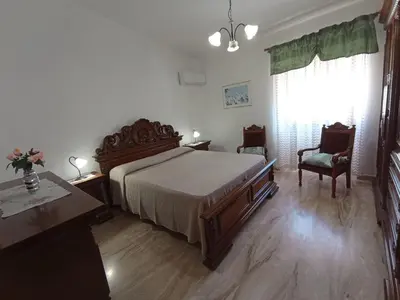 Letto o letti in una camera di Holiday-house-Saba-Lupino