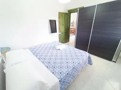 Letto o letti in una camera di Orosei RE - Villa Aurora Rimedia a 50 metri dal mare