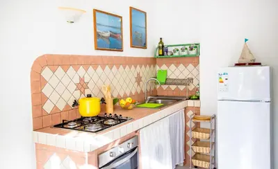 Cucina o angolo cottura di Nido Lungomare, e sei in spiaggia...
