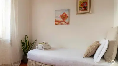 Letto o letti in una camera di Villa al Mare - Cala Gonone