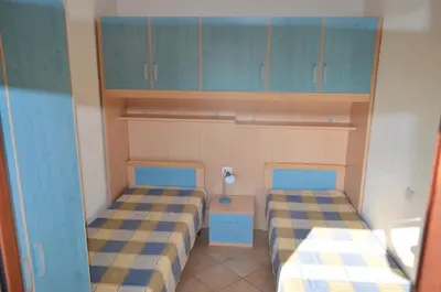 Letto o letti in una camera di ISS Travel, Ponderosa Terrace - centrally located 2-bedroom apartment with aircondition