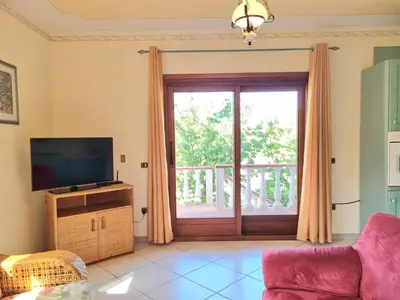 TV o dispositivi per l'intrattenimento presso Luminosa villetta a vicino al mare