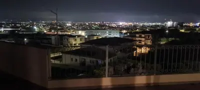 Vista generica su Olbia o vista sulla città dall'interno della casa vacanze