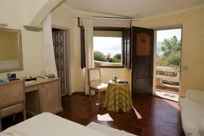 Letto o letti in una camera di Costa Dorada