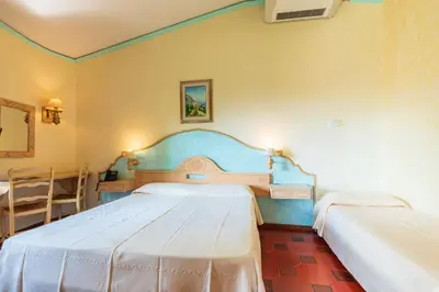 Letto o letti in una camera di Costa Dorada
