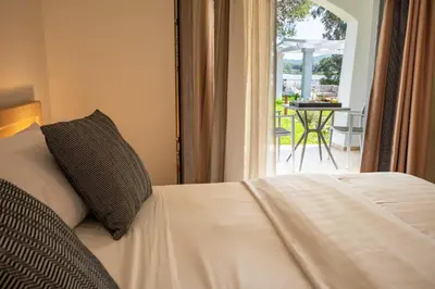 Letto o letti in una camera di MARISTESI