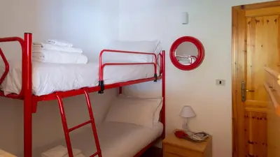 Letto o letti in una camera di Casa dei Lentischi