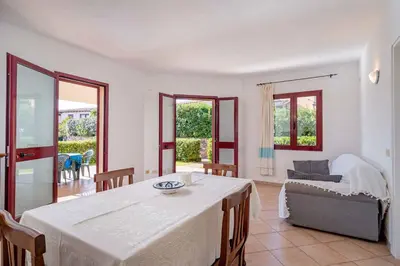 Area soggiorno di Holiday home in Monte Petrosu 42788