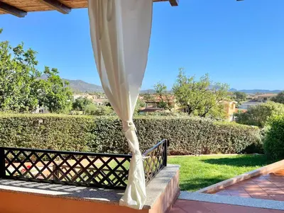Balcone o terrazza di ISS Travel, Panoramic Sea View Ticino - 1 bedroom apartment 1,5 km from the beach